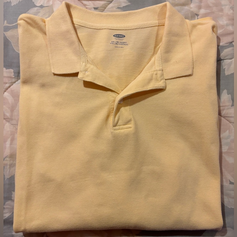 Boys Old Navy Long Sleeve Polo Size XXL 18
